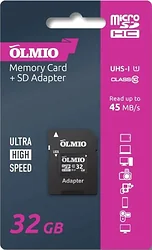Карта памяти Olmio microSDHC 32GB UHS-I U1