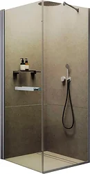 Душевой уголок MaybahGlass MGY-1345-5 (бесцветное стекло/хром матовый)