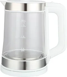 Электрочайник Brevio Glass Kettle BV1706 (белый)