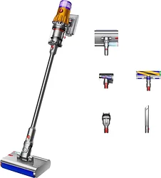 Вертикальный пылесос Dyson V12s Submarine Compete 499067-01 желтый/никель + Red Line BS-01 16A