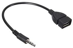 USB 2.0 - Jack 3.5 male 1 м