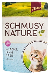 Schmusy Лосось с ягненком для котят пауч (0.1 кг) 1 шт.