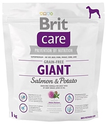 Brit Care Adult Giant Breed Salmon & Potato (1 кг)
