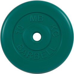 MB Barbell Стандарт 26 мм (1x10 кг, зеленый)