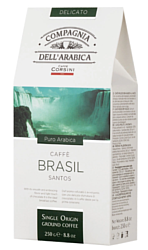 Compagnia Dell'Arabica Brasil Santos молотый 250 г