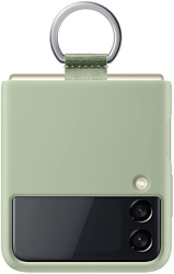 Samsung Silicone Cover with Ring для Samsung Galaxy Z Flip3 (оливковый)