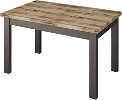 Кухонный стол Senira Кастусь 110-145x70 (береза сандал/венге)