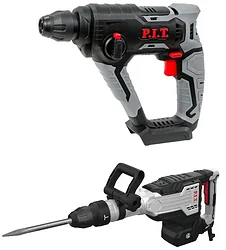 Перфоратор P.I.T. GSH65-C6 + PBH20H-18A (отбойный молоток, перфоратор)