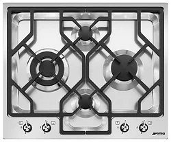 Газовая варочная панель Smeg PGF64-4 Газовая варочная панель Smeg PGF64-4