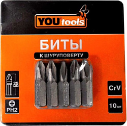 Yourtools PH2х25 10 предметов