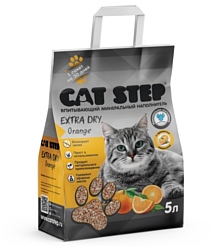Cat Step Extra Dry Минеральный с ароматом апельсина 5л