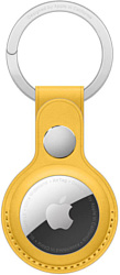 Apple кожаный для AirTag с кольцом для ключей (ярко-желтый) MM063