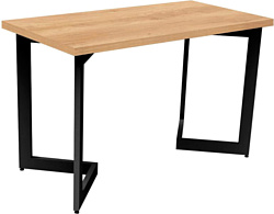 Стол для работы TMB Loft Броуден разборный 1300х600 36 мм (дуб небраска нат./черный)