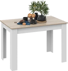 Кухонный стол Трия Промо тип 2 (белый/дуб сонома светлый)