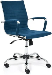 Кресло TetChair Urban-Low (флок, синий)