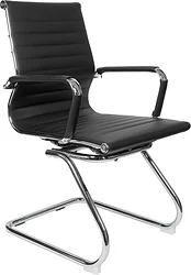Кресло Norden Техно CF HB-100 (экокожа, хром/черный)