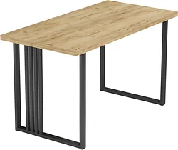 Кухонный стол Mio Tesoro Laim 36 120x66 (дуб крафт золотой/черный)