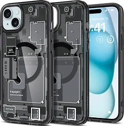 Чехол для телефона Spigen Ultra Hybrid Zero One (MagFit) для iPhone 15 ACS06806 (разноцветный) Чехол для телефона Spigen Ultra Hybrid Zero One (MagFit) для iPhone 15 ACS06806 (разноцветный)