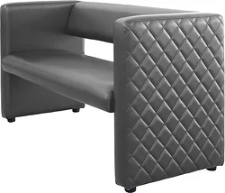 Прямой диван Brioli Джино двухместный 1.3м (L21/серый) Прямой диван Brioli Джино двухместный 1.3м (L21/серый)