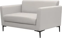Прямой диван Brioli Куно М двухместный (L4/кремовый) Прямой диван Brioli Куно М двухместный (L4/кремовый)