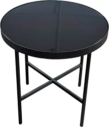 Журнальный столик Мебелик МеталлАрт М011 (стемалит черный/черный) Журнальный столик Мебелик МеталлАрт М011 (стемалит черный/черный)