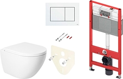 Унитаз Saniteco KW-9003W Single Hole + TECE Kit 9400413