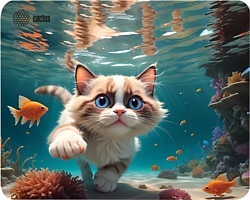 Коврики для мыши CACTUS Fish Cat CS-MPC-D15M Коврики для мыши CACTUS Fish Cat CS-MPC-D15M
