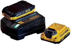 Аккумулятор с зарядным устройством Stanley SFMCB12D2 (18В/2x2 Ah + 18В)