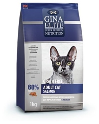 Gina Elite (3 кг) Cat Grain Free Salmon