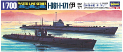 Hasegawa Подводная лодка Submarine I-36/I-171