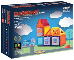 ClickBlock 2D Mini Magnetic Block M2DBHS05 Basic House Set