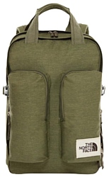 The North Face Mini Crevasse 14,5 green (four leaf clover dark heather/new taupe green)