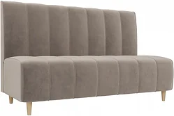 Прямой диван Лига диванов Ральф 241 104136 (велюр, коричневый)