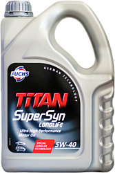 Моторное масло Fuchs Titan Supersyn Longlife 5W-40 5л