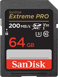 Карта памяти SanDisk Extreme PRO SDXC SDSDXXU-064G-GN4IN 64GB