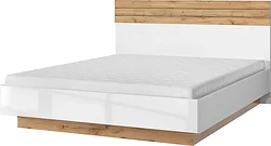 Кровать Anrex Taurus 160 с подъемником 698055 160x200 (дуб вотан/белый)