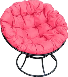 M-Group Папасан 12010408 (черный/розовая подушка)