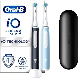 Зубная щетка Oral-B iO Series 3 (черный/голубой) Зубная щетка Oral-B iO Series 3 (черный/голубой)