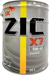 Моторное масло ZIC X7 5W-40 20л