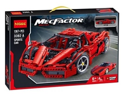 Jisi bricks (Decool) MecFactor 3382A Гоночный автомобиль