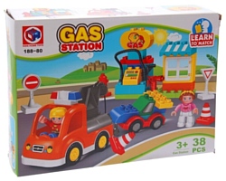 Kids home toys Gas Station 188-80
