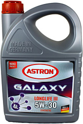 Моторное масло Astron Galaxy Longlife III 5W-30 4л