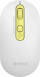 Мышь A4Tech Fstyler FG20 white/golden