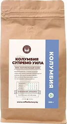Coffee Factory Craft Колумбия Супремо Уила в зернах 500 г