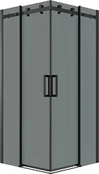 Душевой уголок Grossman Classic 100x100x195 300.K33.04.1010.21.10 (черный матовый/тонированное стекло)