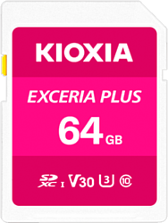 Карта памяти Kioxia Exceria Plus SDXC LNPL1M064GG4 64GB