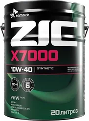 Моторное масло ZIC X7000 CK-4 10W-40 20л