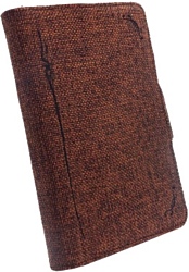 Tuff-Luv Natural Hemp Book-style case for Sony PRS-T2 Brown (I7_7)