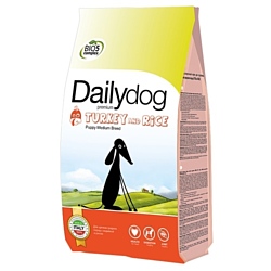 Dailydog (12 кг) Puppy Medium Breed turkey and rice