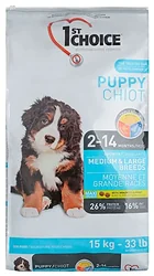 1st Choice (15 кг) Chicken Formula MEDIUM and LARGE BREEDS for PUPPIES 1st Choice (15 кг) Chicken Formula MEDIUM and LARGE BREEDS for PUPPIES